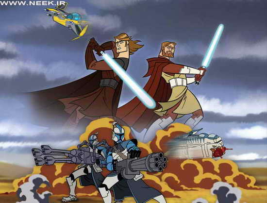  کارتون star wars : clone wars 